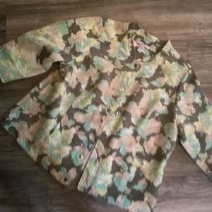 Issacmizrahilive 2x quilted floral jacket